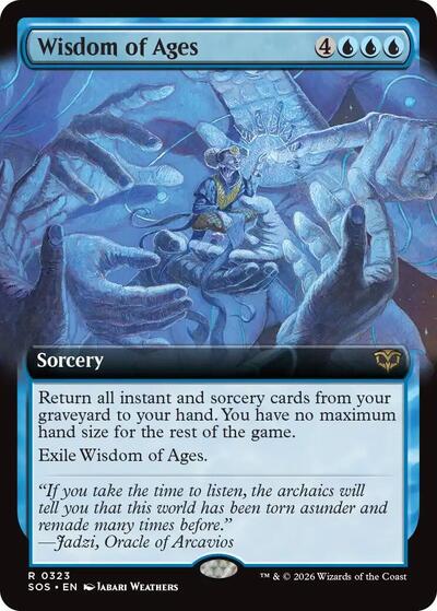 Wisdom of Ages (Extended Art) (Secrets of Strixhaven) Near Mint Foil