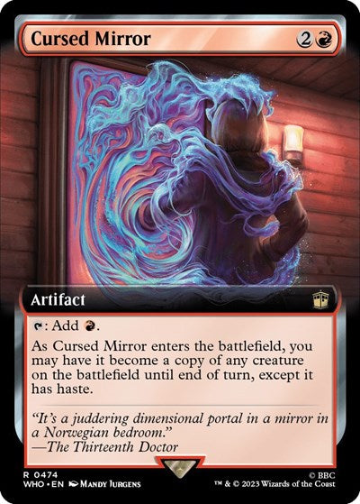 Cursed Mirror (Extended Art) (Universes Beyond: Doctor Who) Near Mint