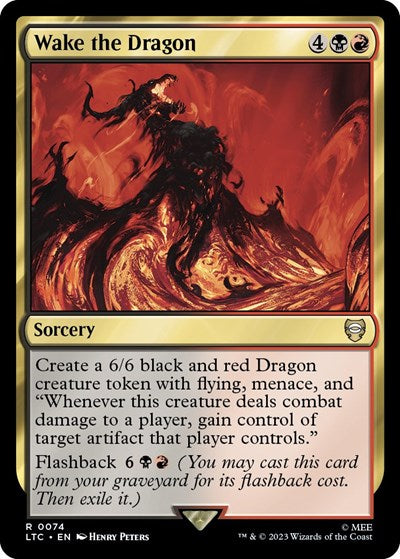 Wake the Dragon (Commander: The Lord of the Rings: Tales of Middle-earth) Light Play