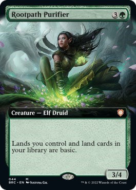 Rootpath Purifier (Extended Art) (Commander: The Brothers' War) Light Play Foil