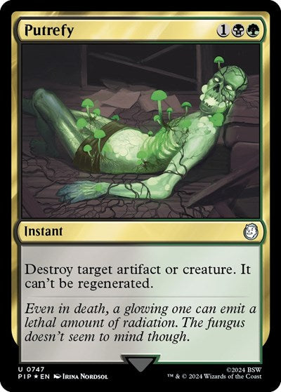 Putrefy (Surge Foil) (Universes Beyond: Fallout) Near Mint Foil