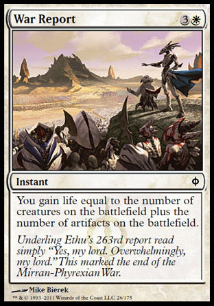 War Report (New Phyrexia) Heavy Play