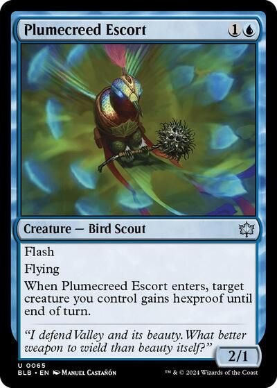 Plumecreed Escort (Bloomburrow) Near Mint