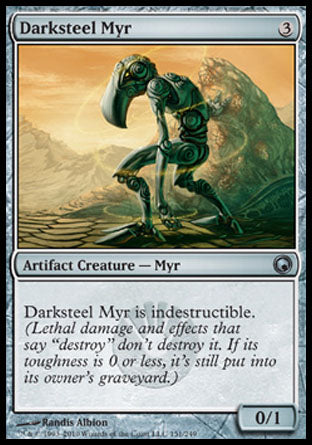 Darksteel Myr (Scars of Mirrodin) Light Play