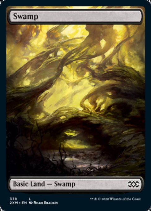 Swamp (378) (Double Masters) Medium Play Foil