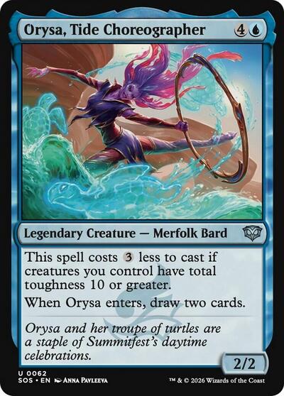 Orysa, Tide Choreographer (Secrets of Strixhaven) Light Play Foil