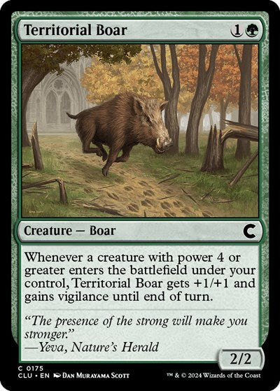 Territorial Boar|11|0|0.00