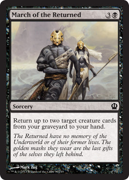 March of the Returned (Theros) Medium Play Foil