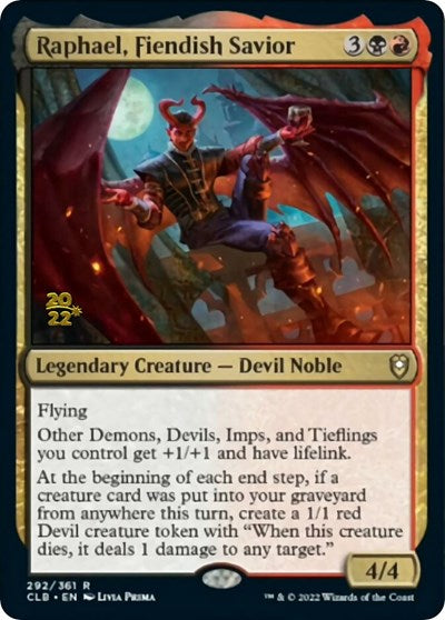 Raphael, Fiendish Savior (Promos: Prerelease Cards) Near Mint Foil