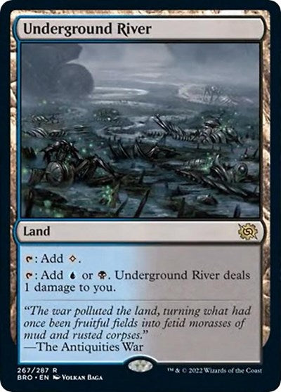 Underground River (The Brothers' War) Light Play Foil