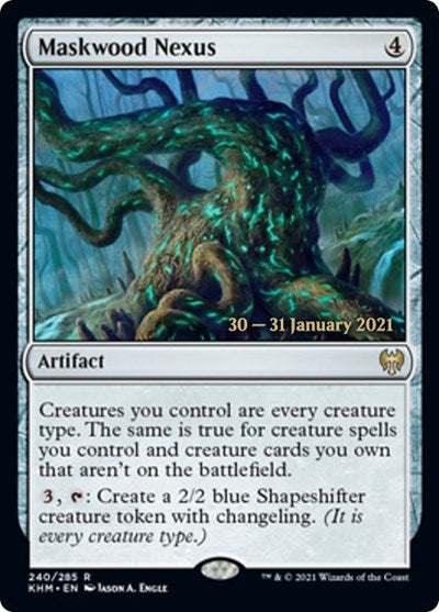 Maskwood Nexus (Promos: Prerelease Cards) Medium Play Foil
