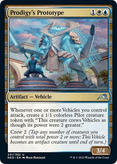 Prodigy's Prototype (Kamigawa: Neon Dynasty) Near Mint Foil