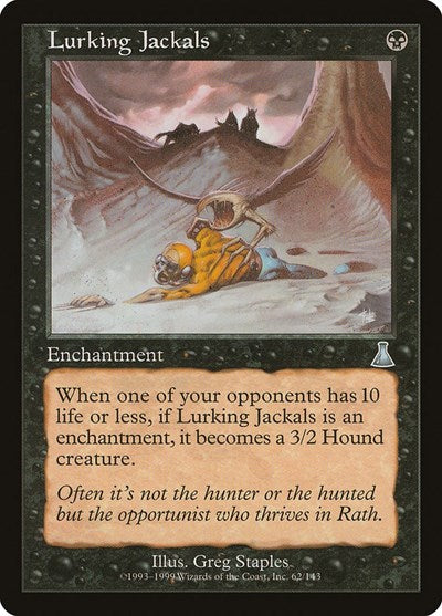 Lurking Jackals (Urza's Destiny) Light Play