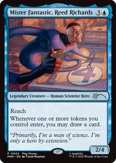 Mister Fantastic, Reed Richards (Standard Showdown Promos) Light Play Foil