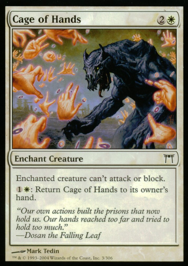 Cage of Hands (Champions of Kamigawa) Near Mint Foil