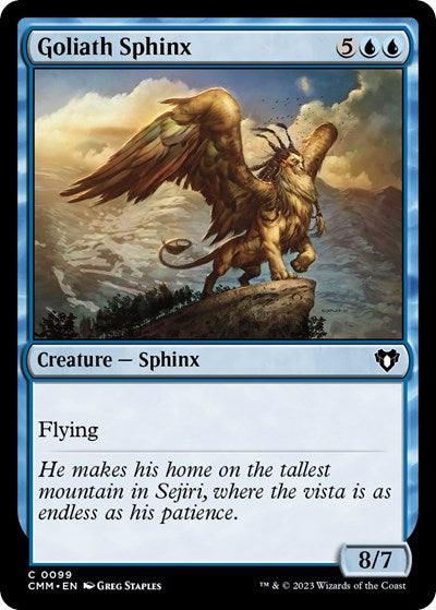 Goliath Sphinx (Commander Masters) Near Mint Foil