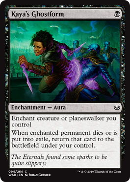 Kaya's Ghostform (War of the Spark) Medium Play