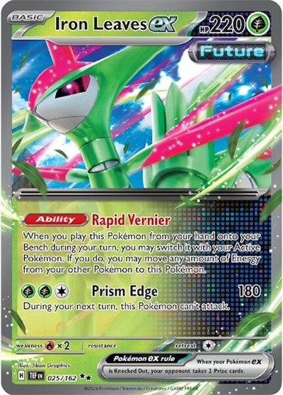 Iron Leaves ex - 025 (SV05: Temporal Forces) Near Mint Holofoil