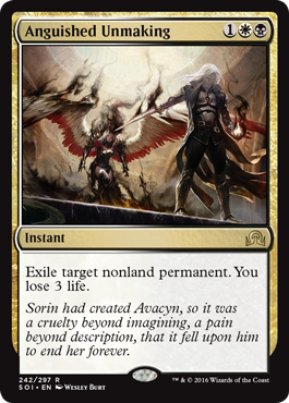 Anguished Unmaking (Shadows Over Innistrad) Heavy Play