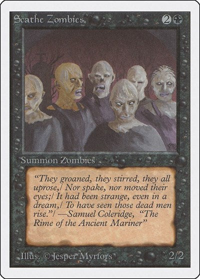 Scathe Zombies (Unlimited) Medium Play