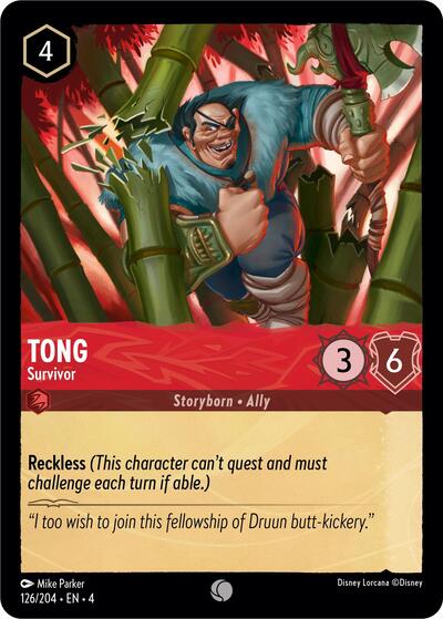 Tong - Survivor (Ursula's Return) Near Mint