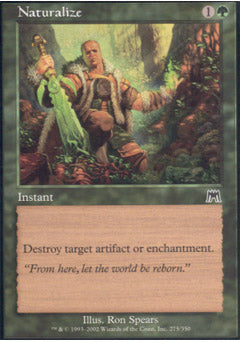 Naturalize (Onslaught) Light Play Foil