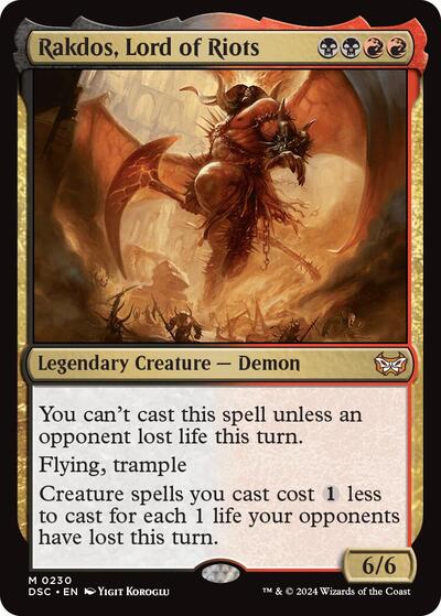 Rakdos  Lord of Riots|0|0|0.00
