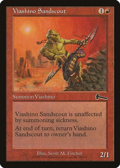Viashino Sandscout (Urza's Legacy) Medium Play