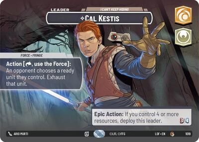 Cal Kestis I Can't Keep Hiding (Showcase) (Legends of the Force) Near Mint Foil