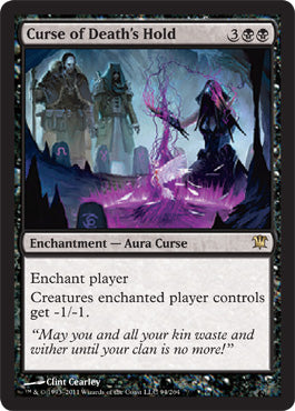 Curse of Death's Hold   (Innistrad) Medium Play