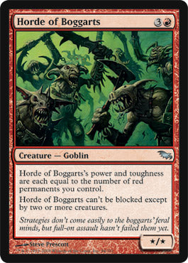 Horde of Boggarts (Shadowmoor) Light Play Foil
