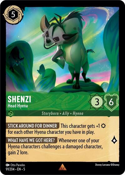 Shenzi - Head Hyena (Shimmering Skies) Near Mint