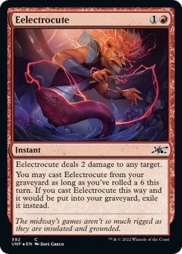 Eelectrocute (Galaxy Foil) (Unfinity) Near Mint Foil