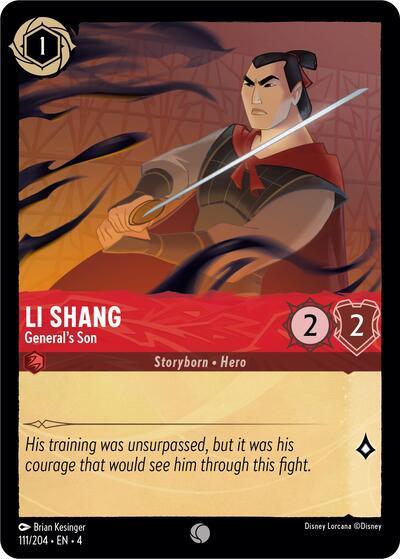 Li Shang - General's Son (Ursula's Return) Near Mint