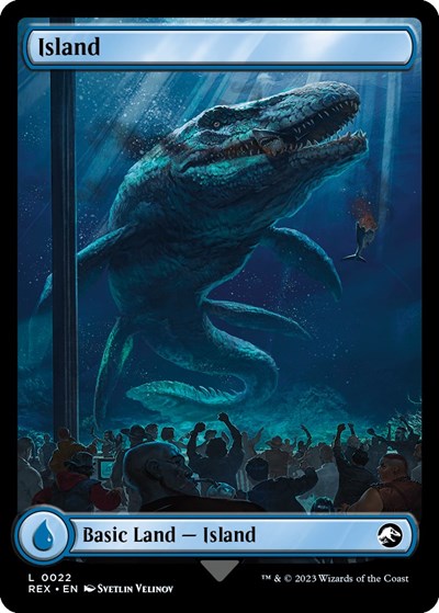 Island (Universes Beyond: Jurassic World Collection) Light Play Foil
