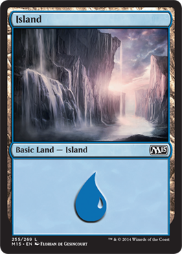 Island (255) (Magic 2015 Core Set) Near Mint Foil