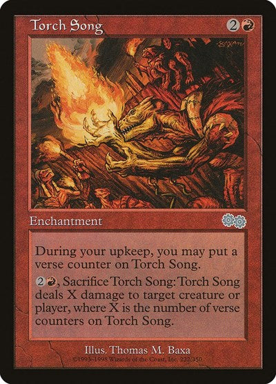 Torch Song (Urza's Saga) Light Play