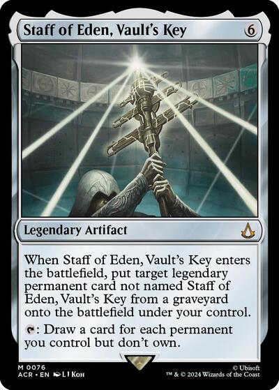 Staff of Eden, Vault's Key (Universes Beyond: Assassin's Creed) Light Play