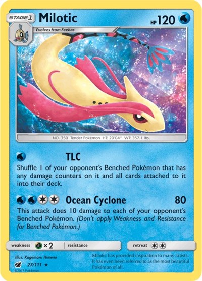 Milotic (SM - Crimson Invasion) Light Play Holofoil