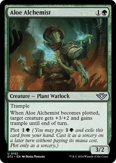 Aloe Alchemist (Outlaws of Thunder Junction) Near Mint Foil