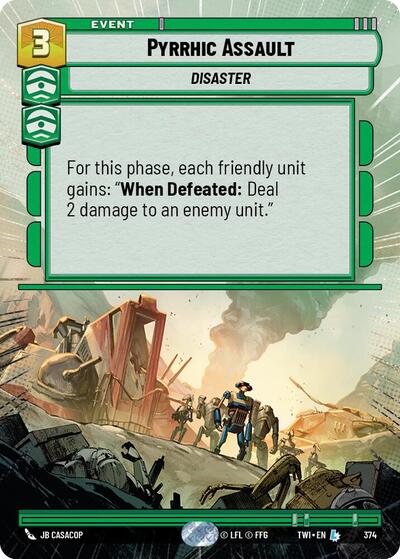 Pyrrhic Assault (Hyperspace) (Twilight of the Republic) Near Mint