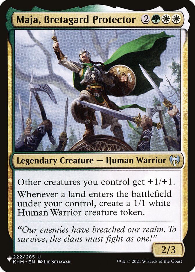 Maja, Bretagard Protector (The List) Near Mint