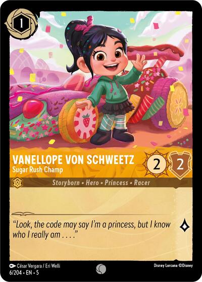 Vanellope von Schweetz - Sugar Rush Champ (Shimmering Skies) Near Mint