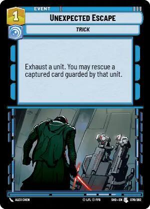 Unexpected Escape (Shadows of the Galaxy) Near Mint Foil