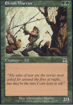 Elvish Warrior (Onslaught) Light Play Foil