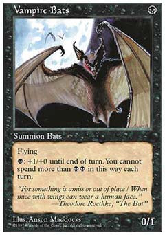 Vampire Bats (5th Edition) Light Play