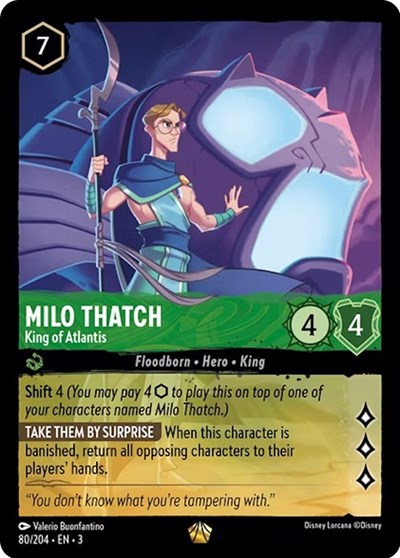 Milo Thatch - King of Atlantis (Into the Inklands) Near Mint