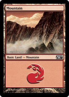 Mountain (242) (Magic 2010 Core Set) Light Play
