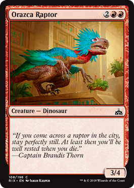 Orazca Raptor (Rivals of Ixalan) Near Mint