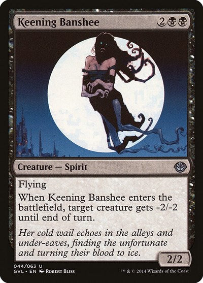 Keening Banshee (Duel Decks: Anthology) Light Play